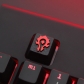 1pc Artisan Metal Keycaps for Mechanical Gaming Keyboard WOW / ROG / Spider-man / IG / RNG / The Avengers